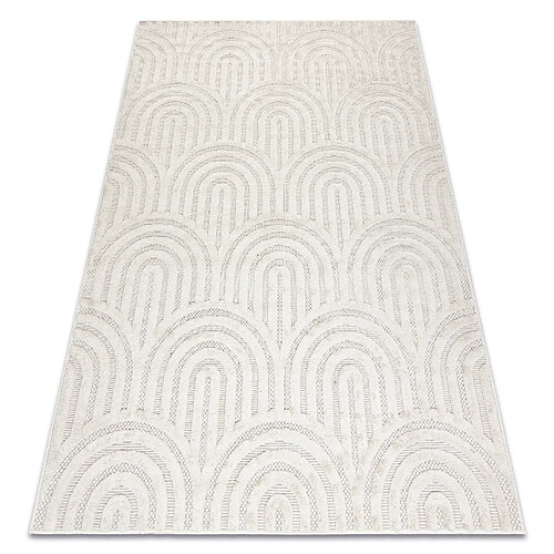 RUGSX Tapis SANTO SIZAL 0537 géométrique blanc 200x290 cm