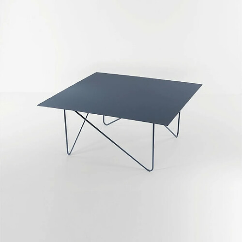 Inside 75 Table basse SHAPE acier couleur bleu