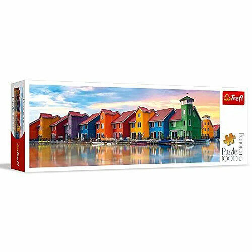 Trefl 1000 Piece Panorama Jigsaw Puzzles, groningue, Pays-Bas, Multicolore