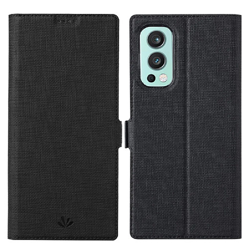 Vili Etui en PU + TPU avec support, couleur noir pour OnePlus Nord 2 5G