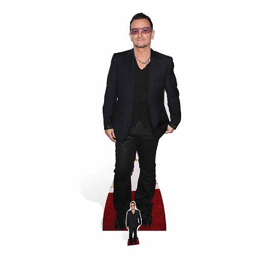 Star Cutouts Figurine en carton taille reelle U2 Bono 167cmcm