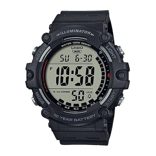 CASIO - Montre sport - Multifonctions - Noir