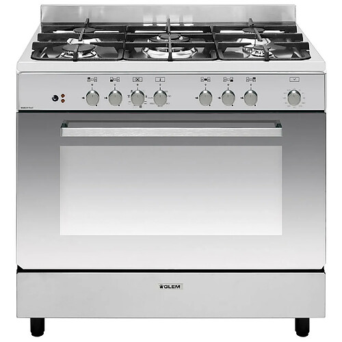 Piano de cuisson 104l 5 feux inox - ge960cvix2 - GLEM