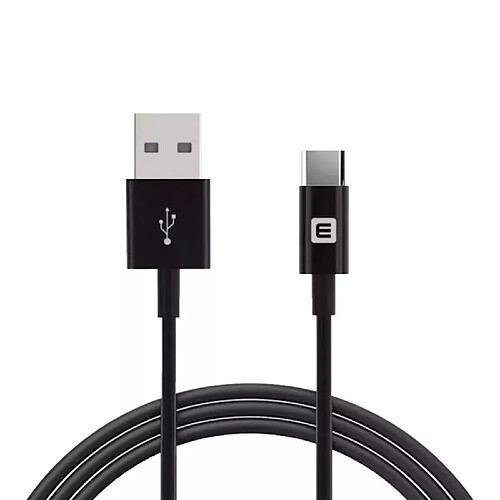 Evelatus TPC0 TPE durable USB vers USB-C (Type-C) Câble de charge universel rapide 3,1 A 1 m Noir