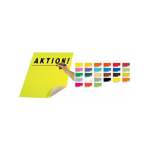 folia Carton pour affiches, (L)480 x (H)680 mm, rouge foncé ()