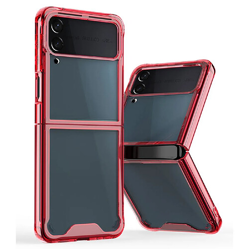 Coque en TPU + acrylique anti-chute, anti-rayures, léger rouge pour votre Samsung Galaxy Z Flip3 5G