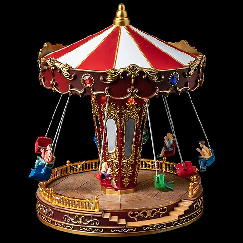 Village de Noël Carrousel et Chaises volantes - Fééric Christmas