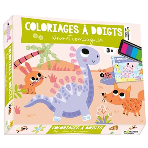 Coloriages à doigts dino et compagnie