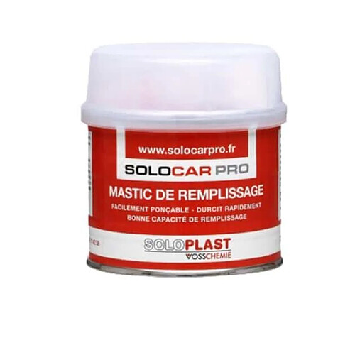 Soloplast Mastic de remplissage Solocar Pro avec durcisseur 1kg