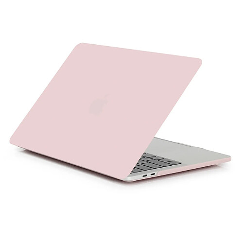 Wewoo Housse Sacoche Étui de protection pour ordinateur portable style givré pour MacBook Pro 15,4 pouces A1990 (2018) (rose pâle)