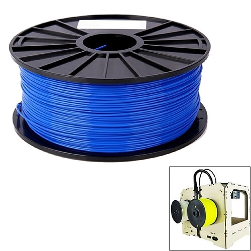 Wewoo Filaments d'imprimante 3D de série bleu de couleur de 3.0 millimètres de PLA, environ 115m