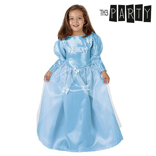 Totalcadeau Robe de Princesse bleue - Déguisement enfant jeune fille Taille - 5-6 Ans pas cher