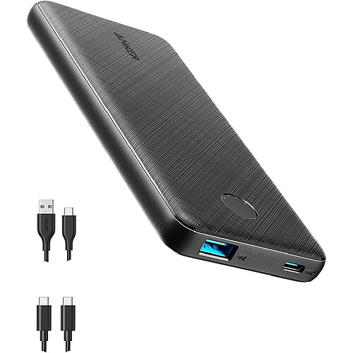 SANAG Batterie Externe Portable Powercore Slim 10000 Pd 20 W, Power Delivery 10 000 Ma H, Chargeur Portable Usb C Pour Iphone 12/12 Mini/12 Pro/12 Pro , S10, Pixel 3 Et Plus (Chargeur Non Fourni)