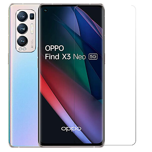 Film protecteur verre trempé incurvé pour Oppo Find X3 Neo 5G taille 6.55 - VISIODIRECT -