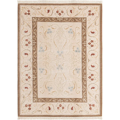 Vidal Tapis de laine 239x175 beige Darya