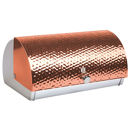 Boîte à Pain, Couvercle Coulissant, Acier Inoxydable, Design Moderne, , Or Rose / Inox, Berlinger Haus, Rose Gold