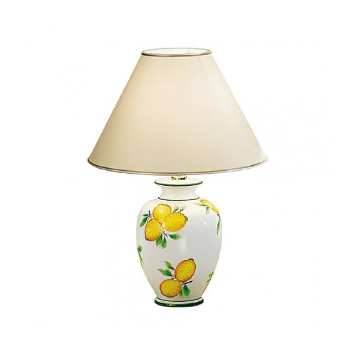 Luminaire Center Lampe de table Giardino 24 carats plaqué d'or Or poli 1 ampoule 57cm