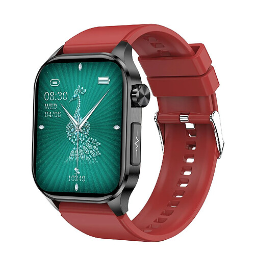 Yonis Montre Connectée Écran AMOLED 2.04 Pouces