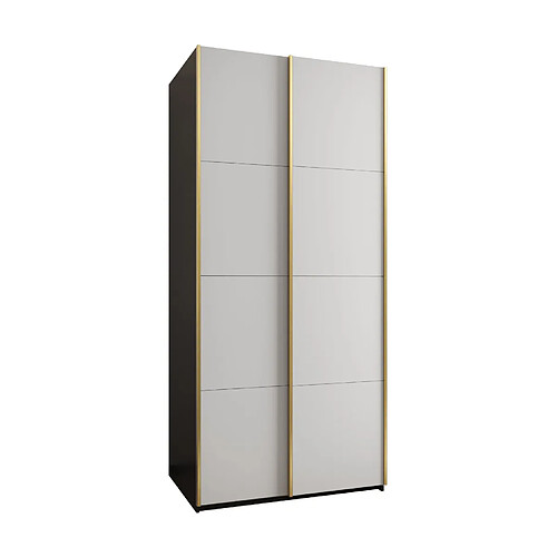 Abiks Meble Armoire à portes battantes Lux 1 245,5/100/64 2 portes