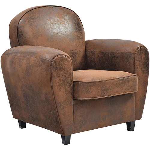 The Home Deco Factory Fauteuil club vintage William.