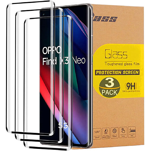 Verres Trempe X3 Pour Oppo Find X3 Neo Little Boutik®