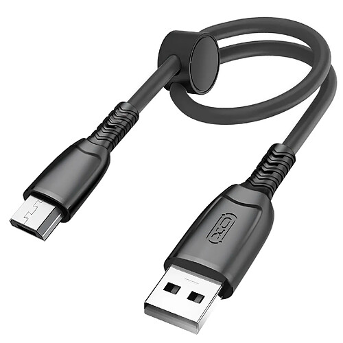 XO Câble USB vers Micro USB 6A Transfert De Données 480Mbps 25cm Noir