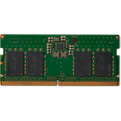 HP 8GB DDR5 4800 SODIMM Mem HP - DDR5 - module - 8 Go - SO DIMM 262 broches - 4800 MHz - pour HP ENVY 27-cp0XX