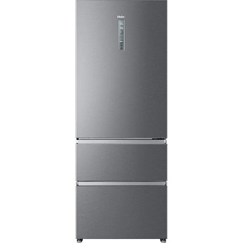 Réfrigérateur combiné 70cm 431l nofrost platinium - a3fe743cpj - HAIER