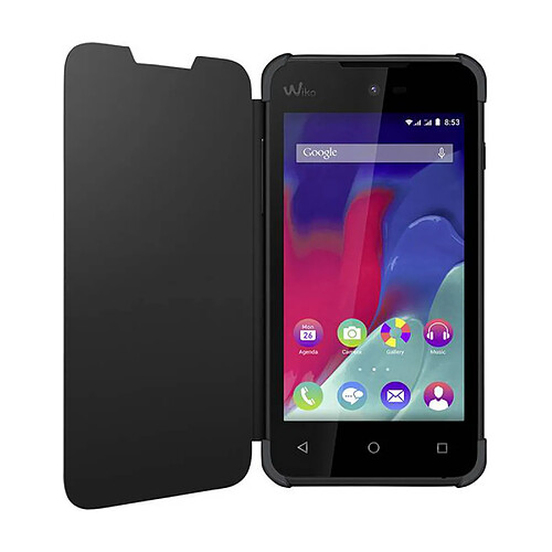 Wiko WKSUN2FL926BK Flip Cover Protettiva Custodia Sunset 2 Nero