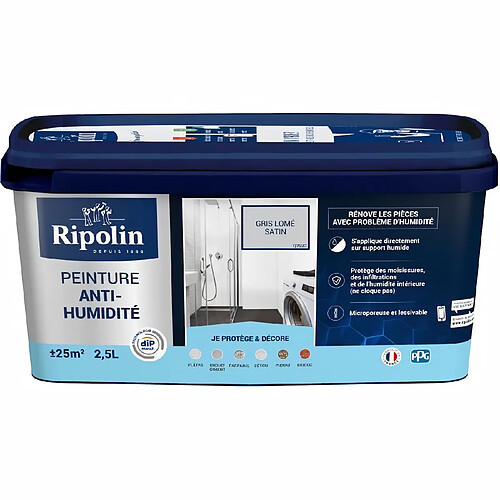 RIPOLIN Peinture peinture anti-humidite 2,5l