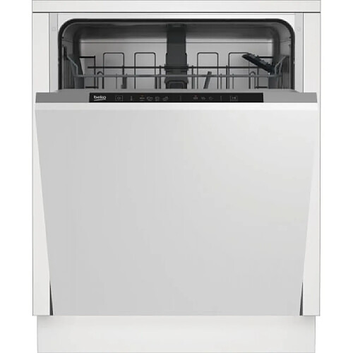 Beko DIN34320 Lave Vaisselle Classe E 49dB Intégrable Panier Supérieur Réglable Blanc