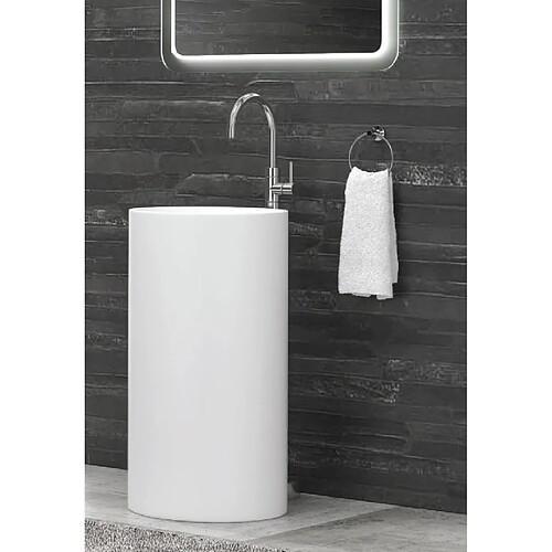 Karag Lavabo totem MILOS 82x44 cm en solid surface