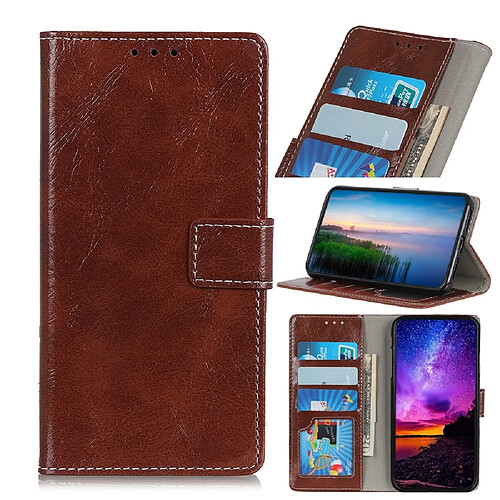 Wewoo Coque Housse en cuir à rabat pour iPhone 11 Pro avec porte-carte et fentes cartes cadre photo et porte-monnaie Marron