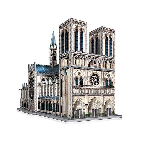 Wrebbit Castles & Cathedrals - Puzzle Collection 3D Notre-Dame de Paris (830 pièces)