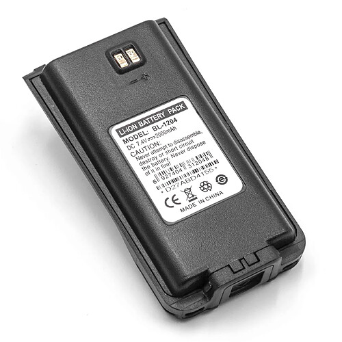 vhbw Li-Ion batterie 2000mAh (7.4V) pour radio talkie-walkie HYT / Hytera TC-610, TC-610P, TC-610S, TC-618, TC-620, TC-626