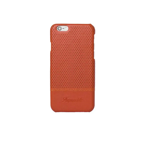 BIGBEN Coque pour iPhone 6/6S micro-perforé Façonnable Orange