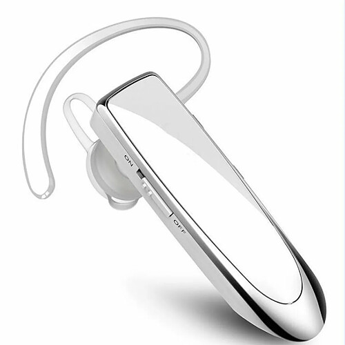 K200 Oreillette Bluetooth Sans Fil Ergonomique Musique Écouteur Simple Oreille Suspendue Oreillettes Blanc