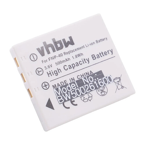 vhbw Batterie compatible avec Agfa DC-735 appareil photo comme Fujifilm NP-40 / NP-40N