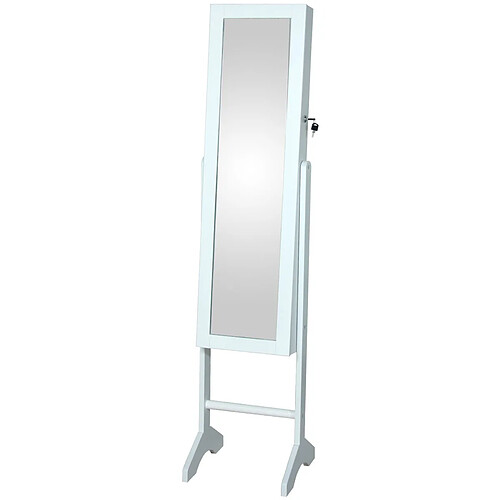 Miroir sur pied Alexandra House Living Blanc 35 x 35 x 153 cm