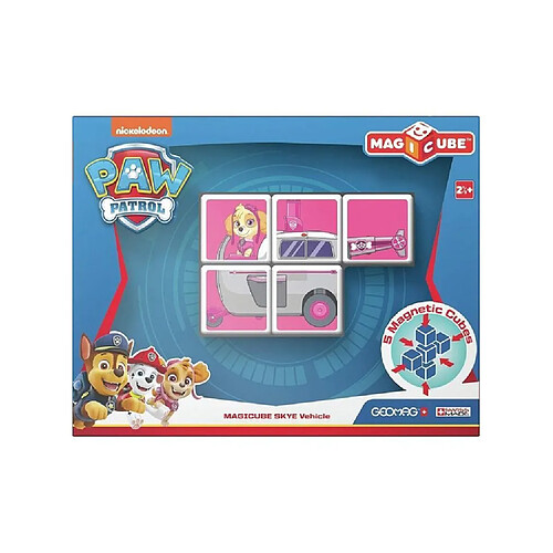 Giochi Preziosi MAGICUBE - Pat' Patrouille Véhicule Stella (5 Cubes) - Modele Aléatoire