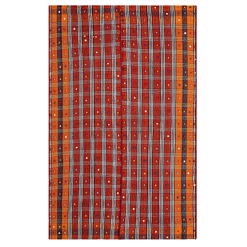 Vidal Tapis de laine 220x144 rouge Jajim