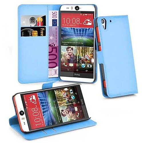 Cadorabo Coque HTC Desire EYE Etui en Bleu