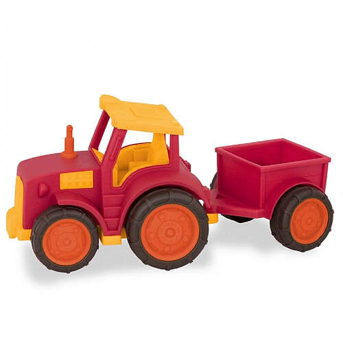 mybtoys Tracteur Rouge avec remorque