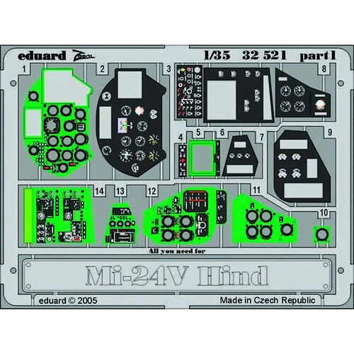 Mi-24V Hind - 1:35e - Eduard Accessories