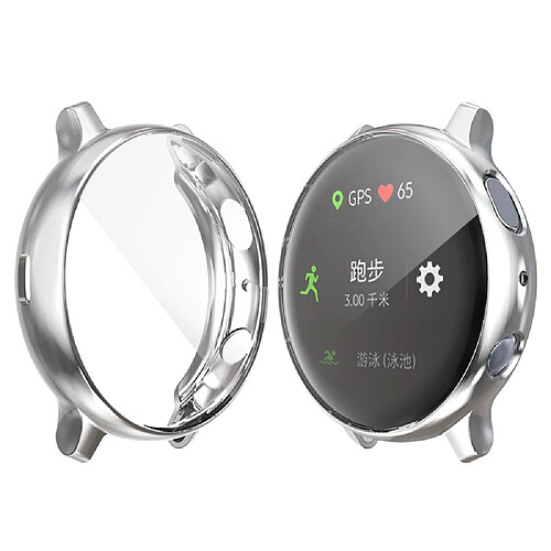 Coque en TPU tout autour argent pour votre Samsung Galaxy Watch Active 2 44mm