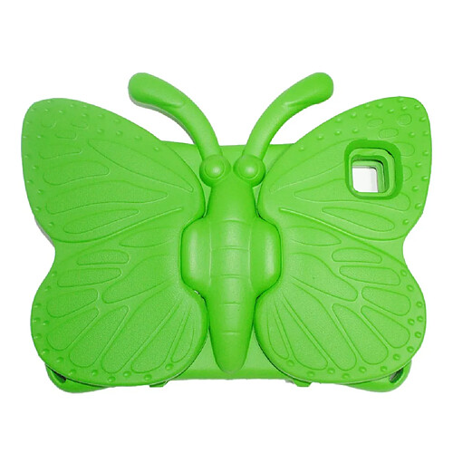 Coque en TPU avec béquille en forme de papillon, antichoc, EVA vert pour votre Samsung Galaxy Tab A7 10.4 (2020)