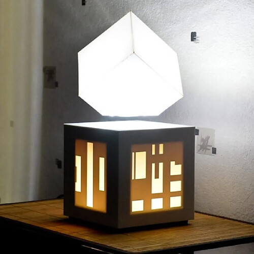 Megapolite Lampe en lévitation avec enceinte intégrée SOUNDKUB