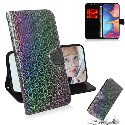 Wewoo Housse Coque Pour Galaxy M30s couleur solide boucle magnétique coloré horizontale étui en cuir PU avec titulaire et fentes cartes et portefeuille et lanière argent