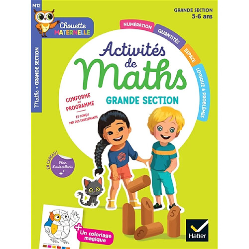 Activités de maths : grande section, 5-6 ans : conforme au programme