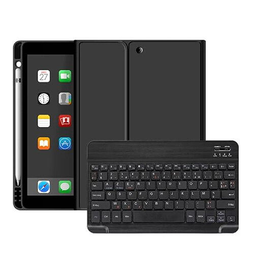 RedMiter Silicone avec Clavier Français AZERTY Bluetooth pour iPad Pro 10.5 / Air3 2019 - Noir